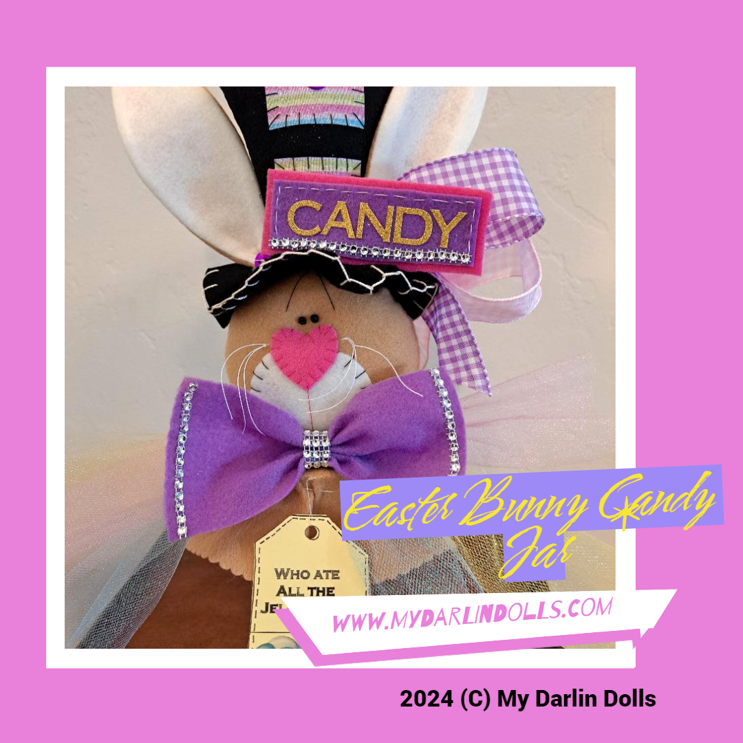 EASTER BUNNY CANDY JAR PFD PATTERN