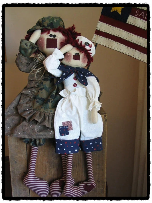 ANNIE'S SALUTE TO THE TROOPS INSTANT DOWNLOADABLE PATTERN